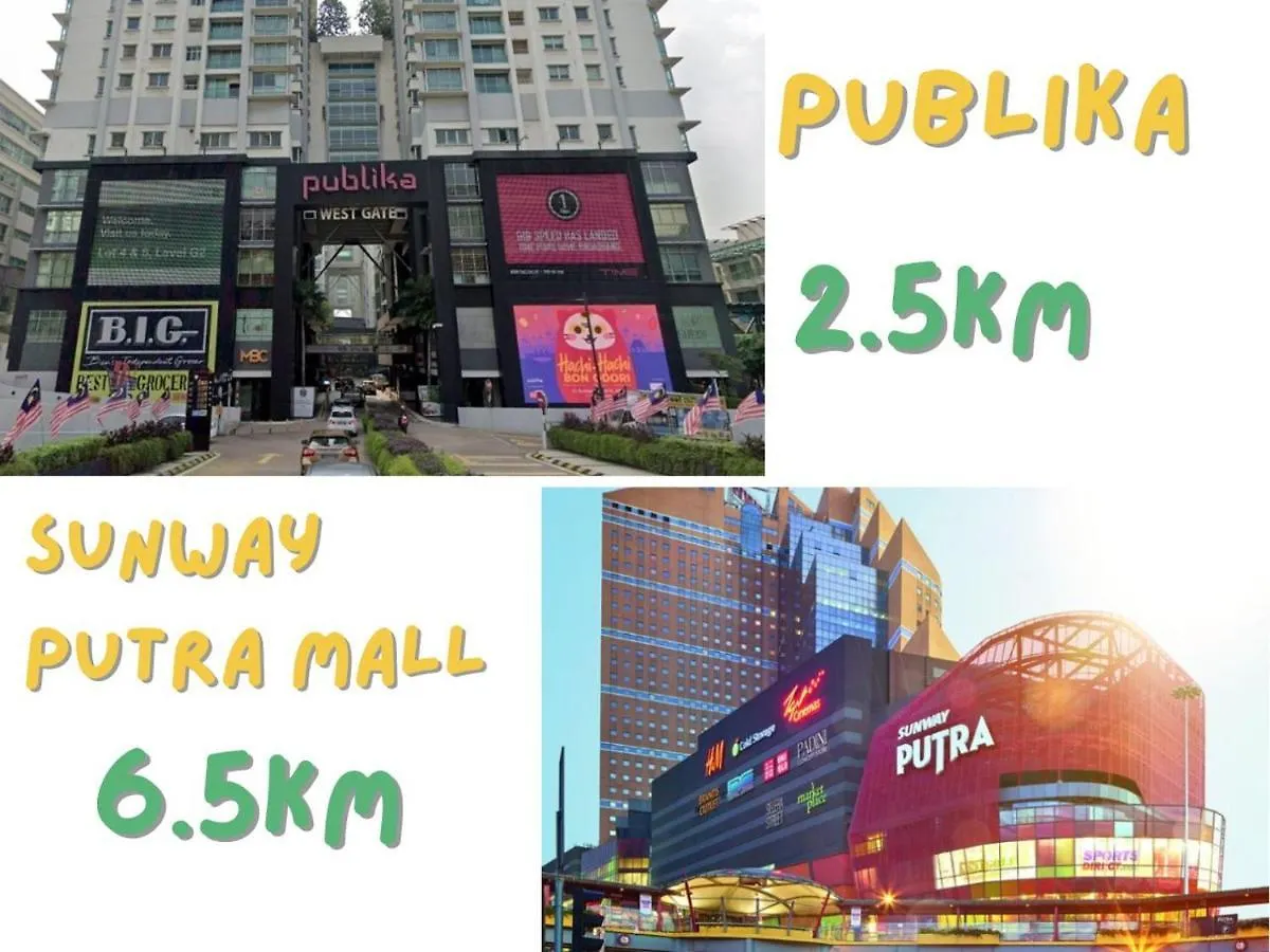 Ferienwohnung Cozy Klcc View Mitec Mont Kiara Desa Park Rdb115 D Kuala Lumpur